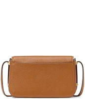 kate spade new york Liv Pebble Leather Small Flap Crossbody Bag