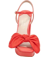 kate spade new york Lucie Big Bow Platform Dress Sandals