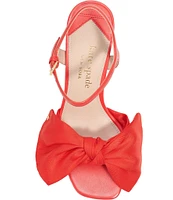 kate spade new york Lucie Big Bow Platform Dress Sandals