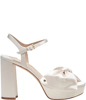 kate spade new york Lucie Big Bow Platform Dress Sandals