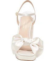 kate spade new york Lucie Big Bow Platform Dress Sandals