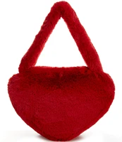 kate spade new york Luver Faux Fur Heart Novelty Tote Bag