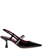 kate spade new york Maritza Patent Leather Slingback Bow Pumps