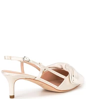 kate spade new york Marseille Satin Bow Slingback Dress Pumps