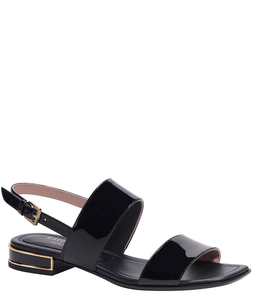 kate spade new york Merritt Patent Leather Banded Sandals