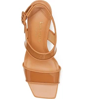 kate spade new york Milani Clear Vinyl Lucite Heel Dress Sandals