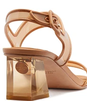 kate spade new york Milani Clear Vinyl Lucite Heel Dress Sandals