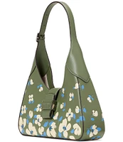 kate spade new york Nouveau Painterly Bouquet Embossed Small Shoulder Bag
