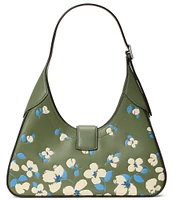 kate spade new york Nouveau Painterly Bouquet Embossed Small Shoulder Bag