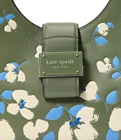 kate spade new york Nouveau Painterly Bouquet Embossed Small Shoulder Bag