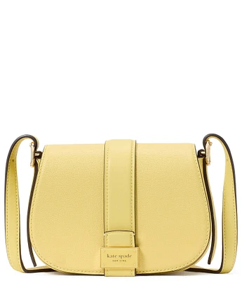 kate spade new york Nouveau Textured Leather Saddle Crossbody Bag