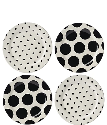 kate spade new york On The Dot Assorted Accent Plates, Set of 4