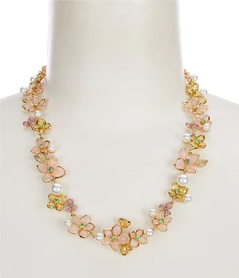 kate spade new york Pastel Petals Collar Necklace