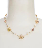 kate spade new york Pastel Petals Scatter Collar Necklace