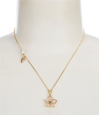 kate spade new york Pastel Petals Short Pendant Necklace