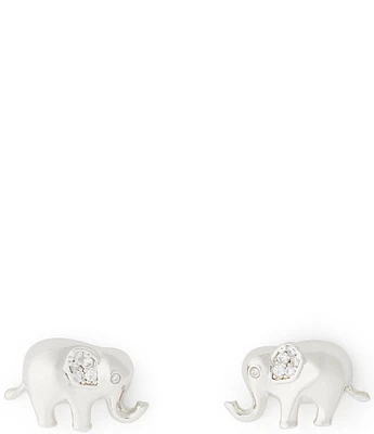 kate spade new york Precious Crystal Elephant Stud Earrings