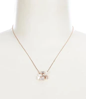 kate spade new york Precious Pansy Pearl Cluster Short Pendant Necklace