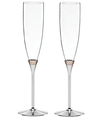 kate spade new york Rosy Glow Toasting Flute Pair