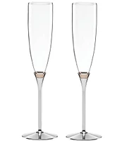 kate spade new york Rosy Glow Toasting Flute Pair