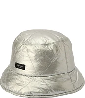 kate spade new york Sam Quilted Metallic Bucket Hat