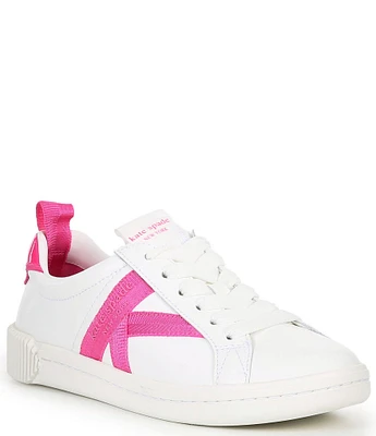 kate spade new york Signature Leather Sneakers