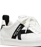 kate spade new york Signature Leather Sneakers