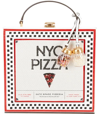 kate spade new york Sliced 3D Pizza Box Crossbody Bag