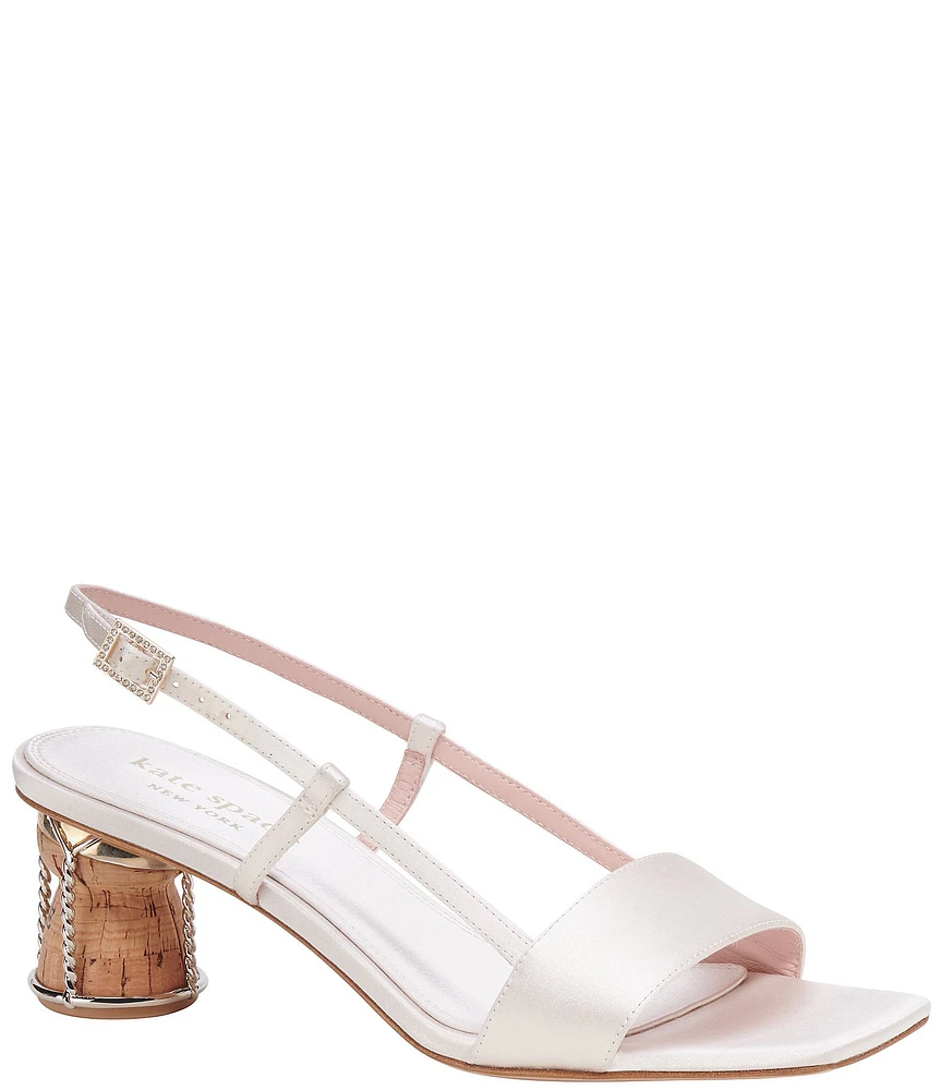 kate spade new york Soiree Satin Slingback Sandals