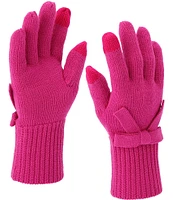 kate spade new york Solid Bow Gloves