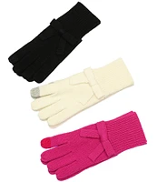 kate spade new york Solid Bow Gloves