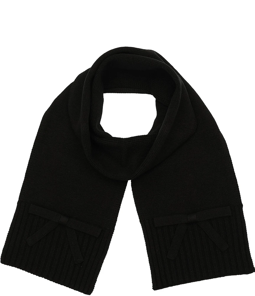 kate spade new york Solid Bow Oblong Scarf