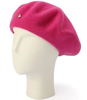 kate spade new york Solid Felt Beret Hat