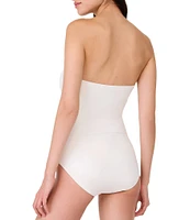 kate spade new york Solid Sweetheart Rosette One Piece Swimsuit