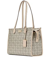 kate spade new york Spade Flower Coated Canvas Large Market Tote