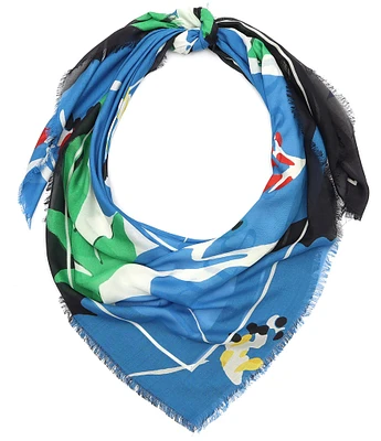 kate spade new york Springtime Bloom Square Scarf