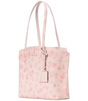 kate spade new york Suite Spring Pansies Crossbody Tote Bag