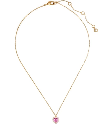 kate spade new york Sweetheart Mini Short Pendant Necklace