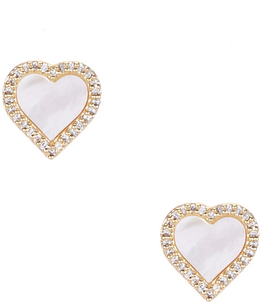 kate spade new york Take Heart Crystal Stud Earrings