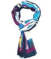 kate spade new york Uptown Map Oblong Scarf