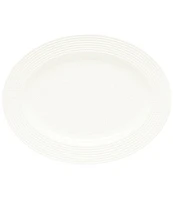 kate spade new york Wickford Rope-Embossed Porcelain Oval Platter