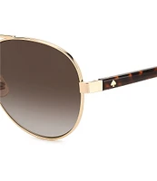 kate spade new york Women's Averie Aviator Sunglasses