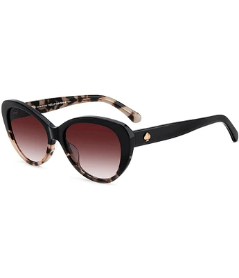 kate spade new york Women's Josi 55mm Cat Eye Sunglasses