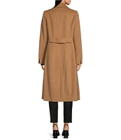 Katherine Kelly Pure Wool Classic Notch Collar Maxi Coat