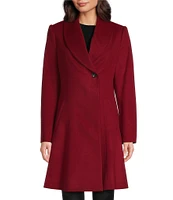 Katherine Kelly Pure Wool Shawl Collar Coat