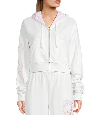 KatieJNYC Dylan Bow Coordinating Zip Up Jacket