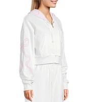 KatieJNYC Dylan Bow Coordinating Zip Up Jacket