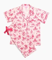 Katie Kime Austin Toile Woven Pant Pajama Set