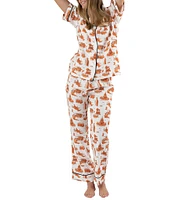 Katie Kime Austin Toile Woven Pant Pajama Set