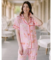 Katie Kime San Antonio Toile Woven Pajama Pant Set