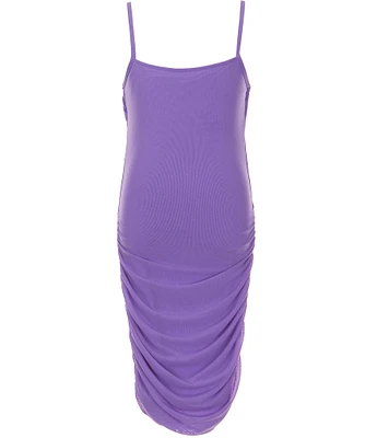 KatieJNYC Big Girls 7-16 Abby Mesh Ruched Bodycon Dress